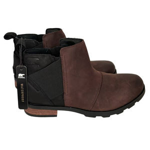 SOREL WATERPROOF LEATHER BOOTS NEW WITH TAGS women size 7.5